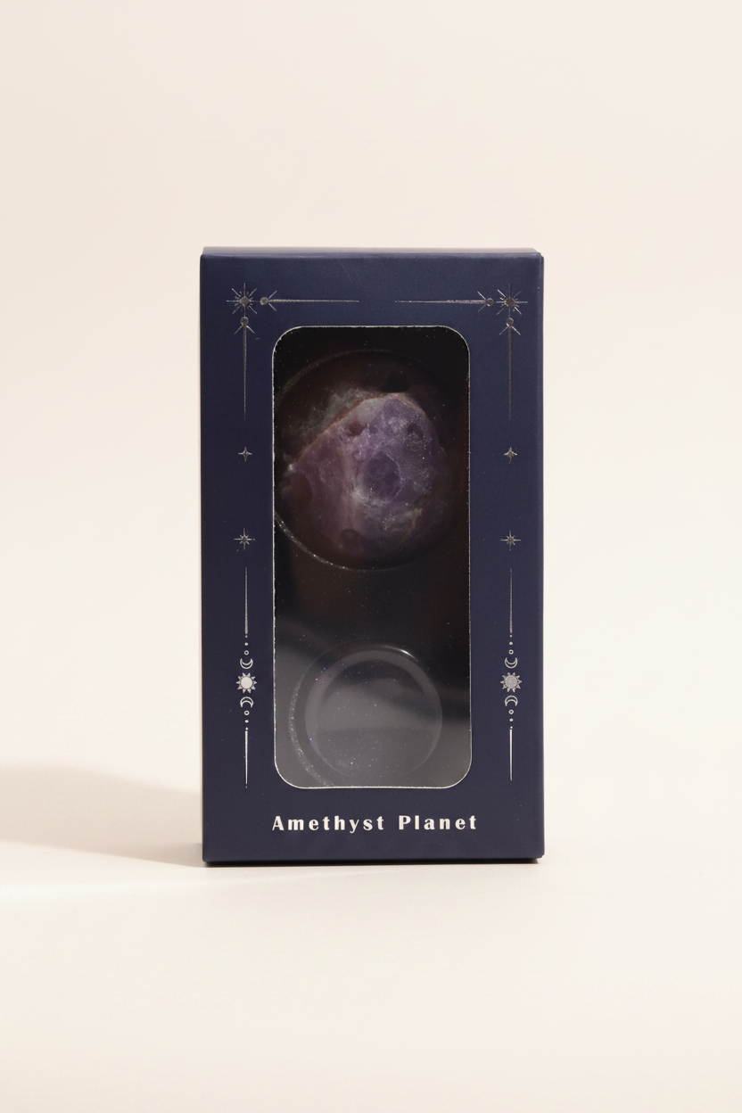 Amethyst Planet Gift Box
