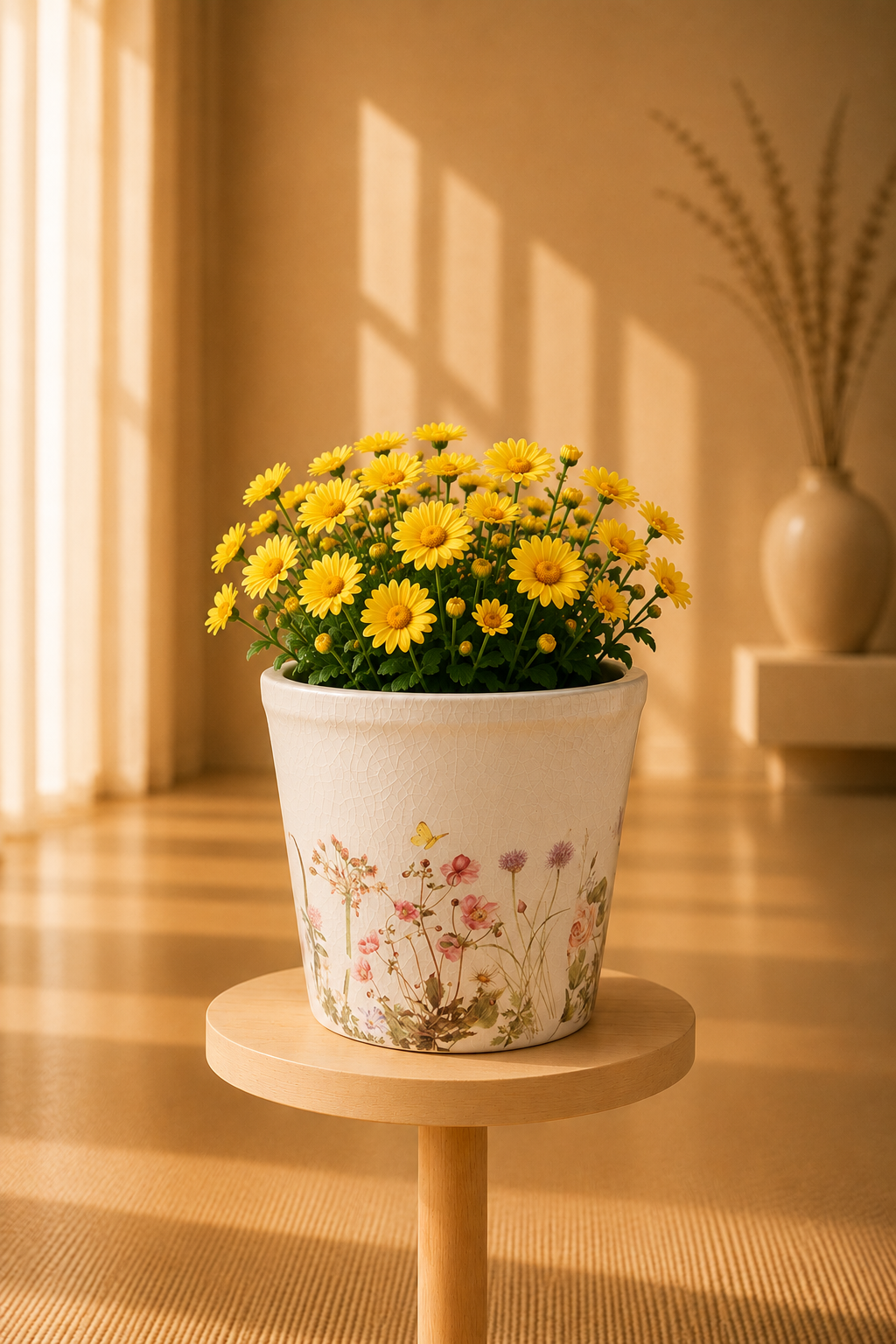 Keramieke bloempot tuin