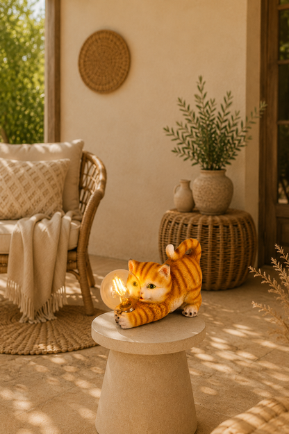 Solar LED  Outdoor Lamp "Cat"