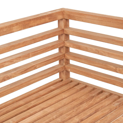 Moyo modulaire tweezitter in teakhout