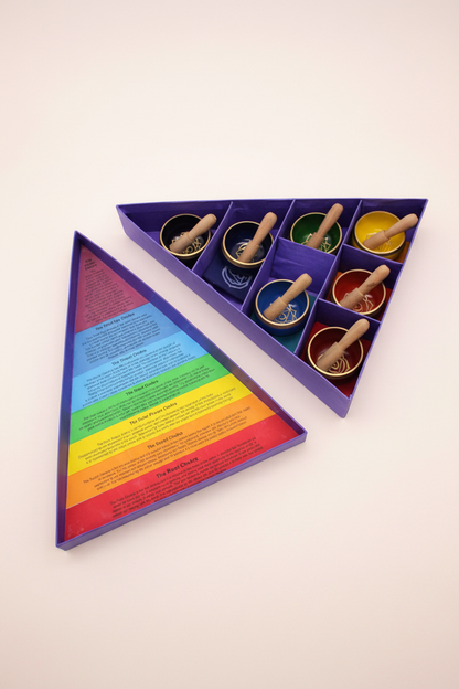Chakra Healing Singing Bowls Rainbow Interior