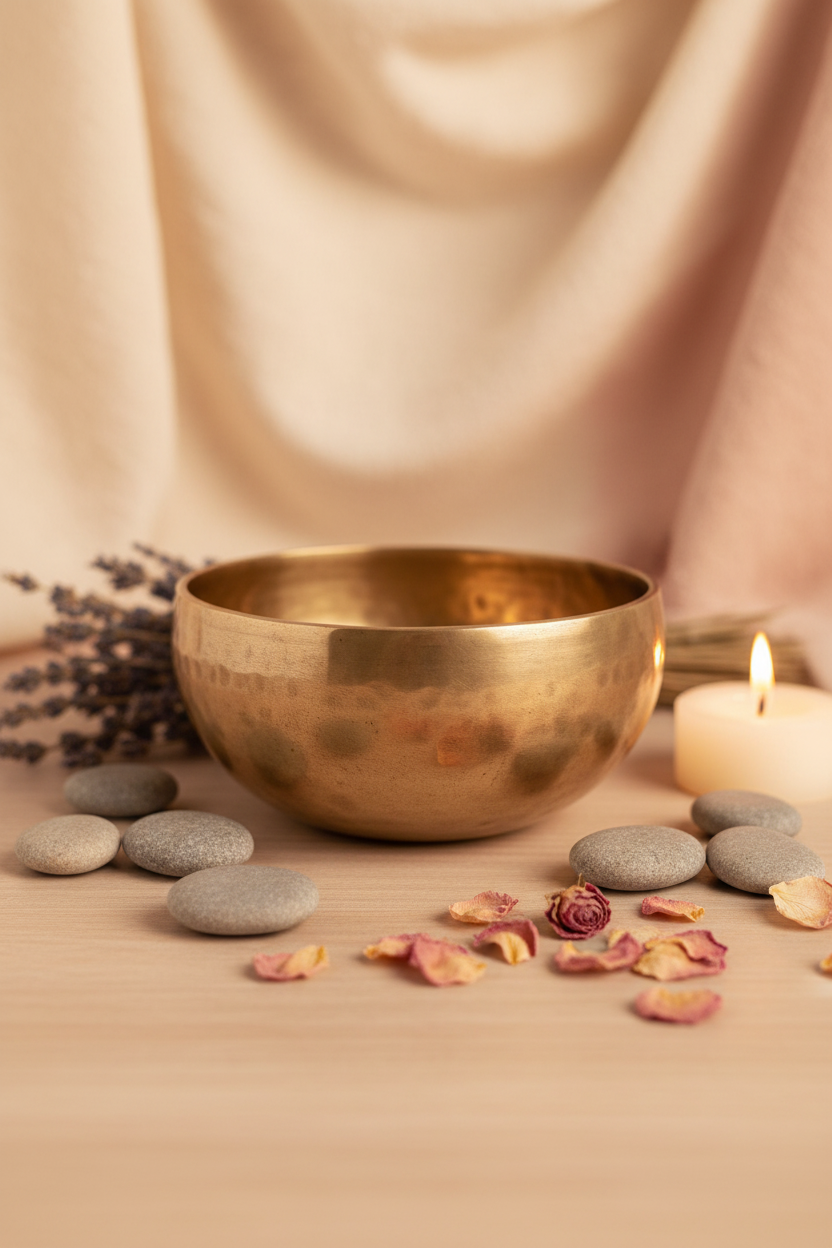 Cozy Tibetan Singing Bowl Lifestyle