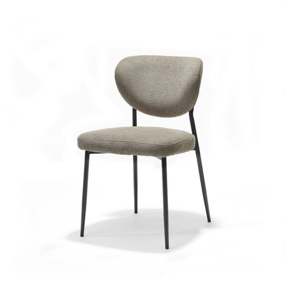 Comfortabele stoel in beige bekleding