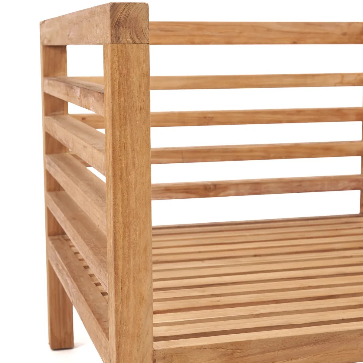 Moyo modulaire éénzitssofa in teakhout