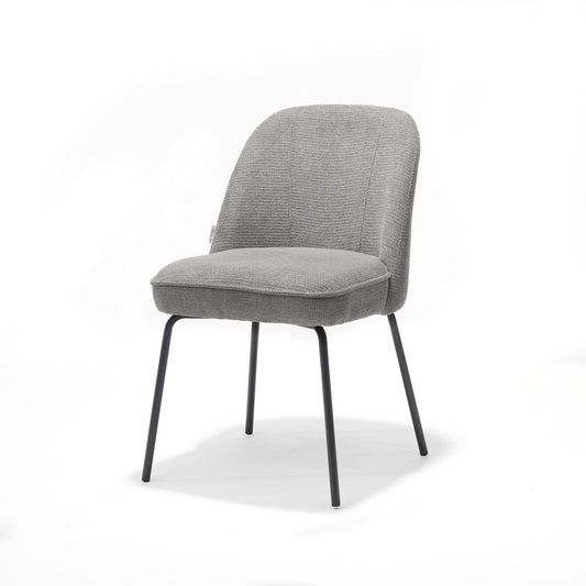 Comfortabele stoel in grijze bekleding