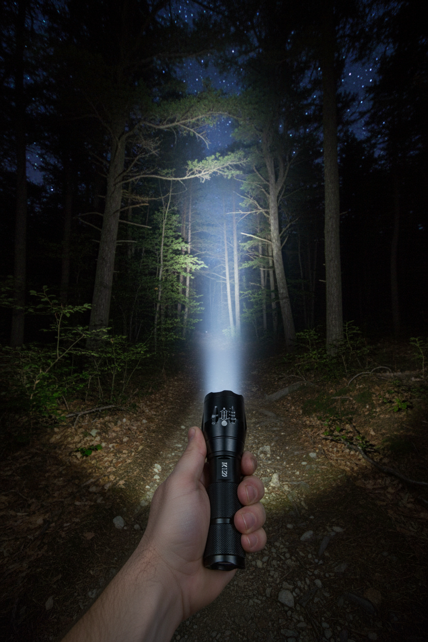 EcoGear TK120 LED Zaklamp lifestyle