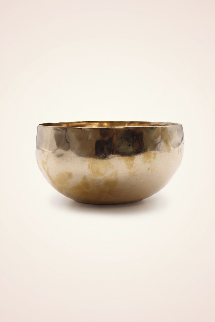 Hammered Brass Tibetan Singing Bowl