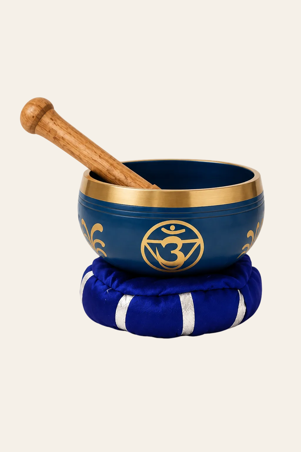 Spirituele klankschaal set blauw derde oog chakra