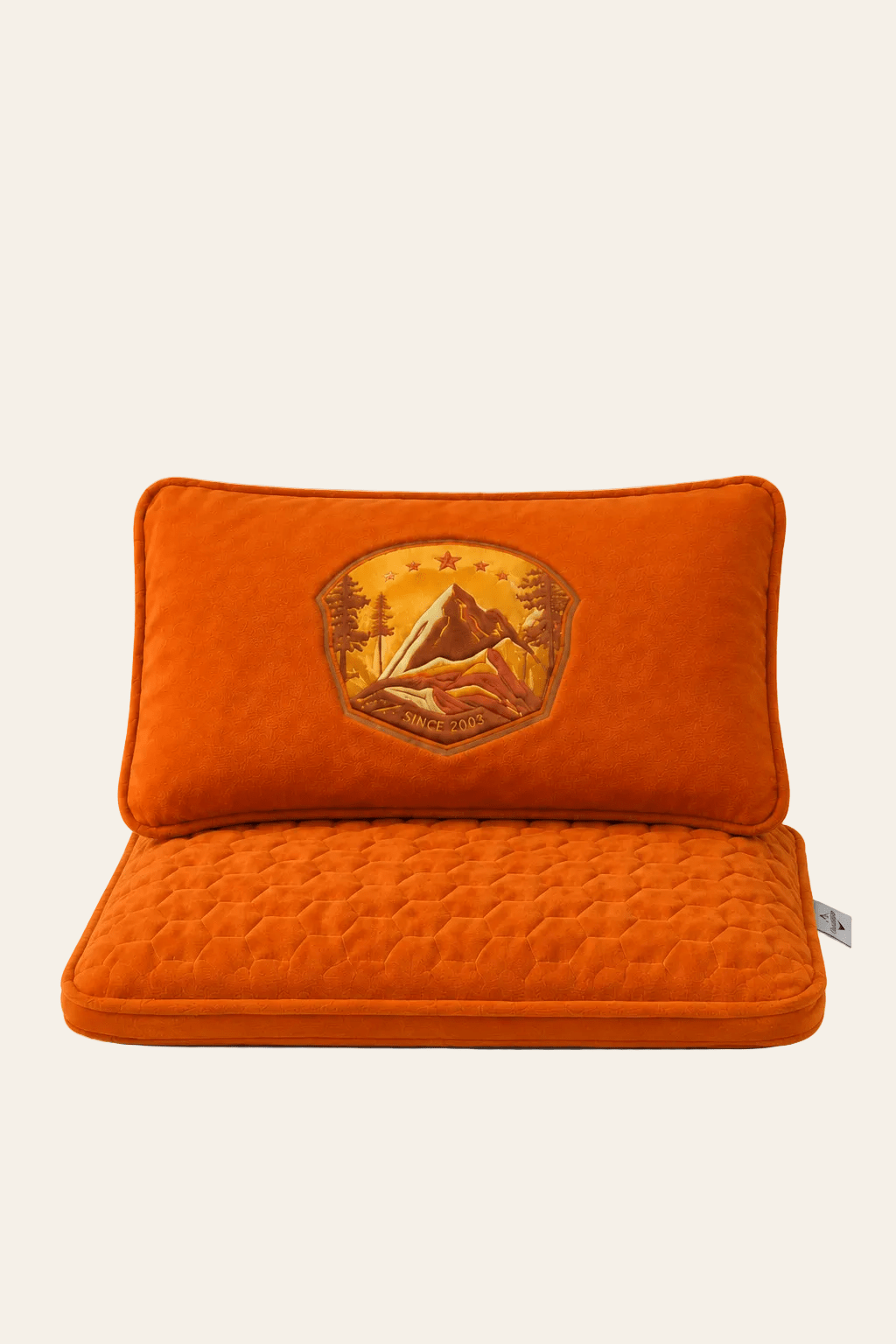 Oranje spiritueel boekweitkussen
