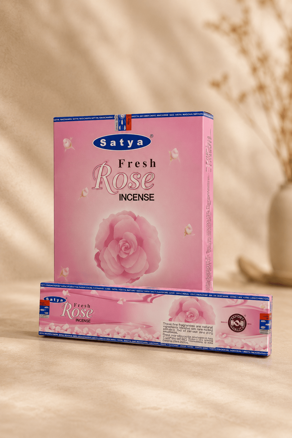 Satya fresh rose wierookstokjes voordeelset