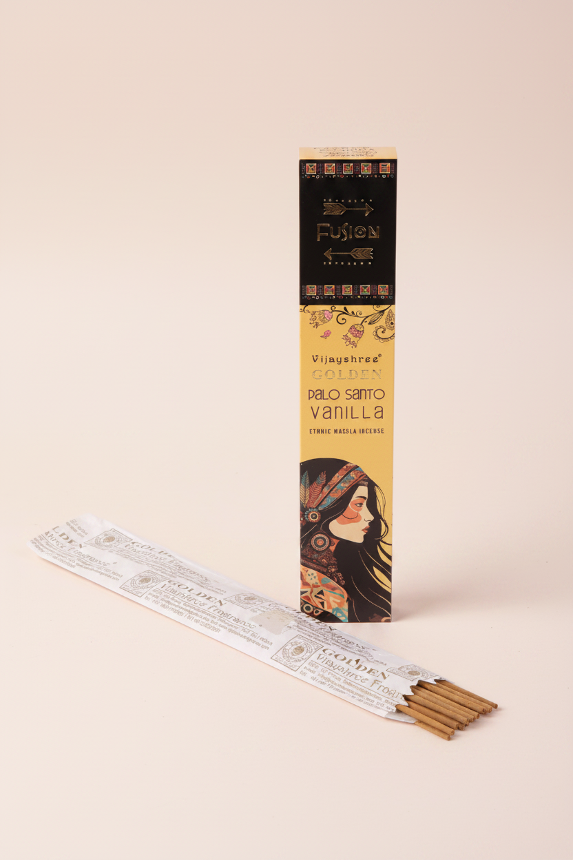Vijayshree Golden Palo Santo Vanilla Incense